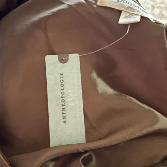 Anthropologie Porridge Collared Taffeta Mini Dress. 2X NWT - Picture 4 of 5